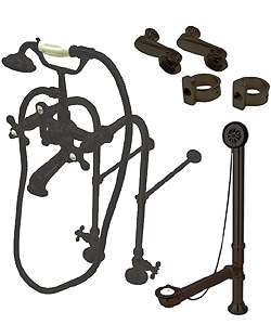 Oil rubbed Bronze Clawfoot Tub Faucet Package  Overstock