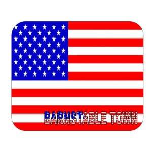  US Flag   Barnstable Town, Massachusetts (MA) Mouse Pad 