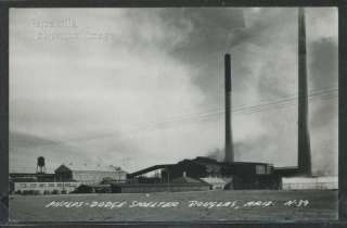 AZ Douglas RPPC 40s PHELPS DODGE Smelter by L.L. Cook  