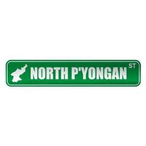   NORTH PYONGAN ST  STREET SIGN CITY NORTH KOREA: Home 