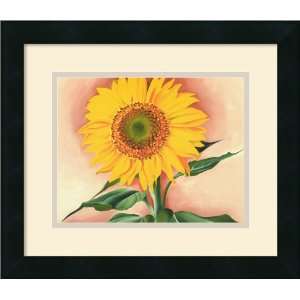 Sunflower from Maggie, 1937 Framed Print by Georgia OKeeffe Framed 