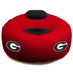  Georgia Bulldogs Red Oversized Inflatable Chair: Sports 