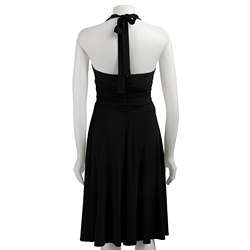 Jones New York Womens Black Halter Dress  Overstock