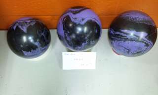 Duckpin Bowling Balls PARAMOUNT Black/Purple Plastic 5  