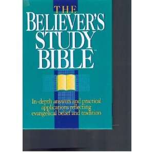 Holy Bible The Believers Study Bible New King James Version Burgundy 