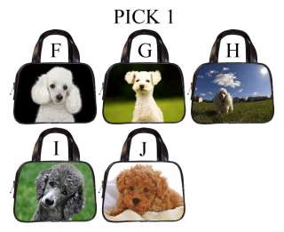   Standard Dog Puppy Puppies F J Leather Handbag Purse #PICK 1  