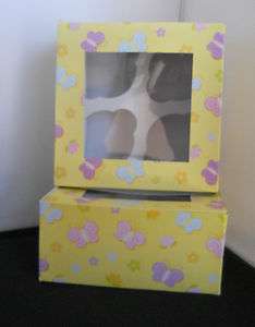 Easter Cupcake Box Holds Four Single Cupcakes   Treat boxes  