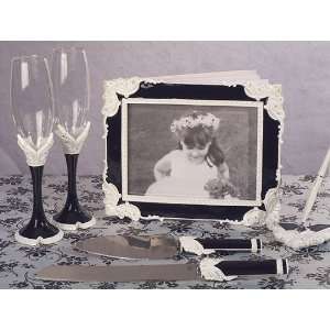  Black and White collection wedding accessories set: Home 