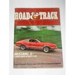  Road and Track September 1973 Mustang II Bond Publishing Co. Books