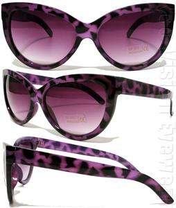 supersize image cat eye sunglasses smoke lenses tortoise purple frame 