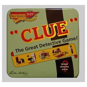  Clue First Edition 1949 Classic Reproduction in Tin: Toys 