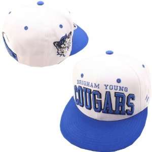  Zephyr Byu Cougars Super Star White Hat Adjustable Sports 