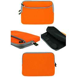 Mini Laptop Orange Dual pocket Case  
