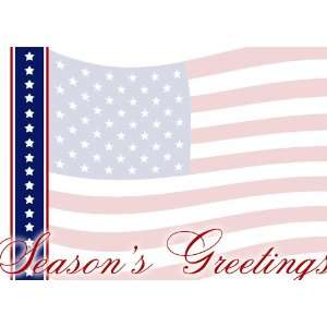 American Flag with Star Border   100 Cards:  Sports 