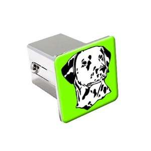  Dalmatian   Dog   Chrome 2 Tow Trailer Hitch Cover Plug 