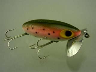  Antique Tackle Fred Arbogast Rare Color Jitterbug Fishing Lure Bait