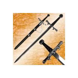  Premium Fighting Crusader Sword with Sheath   36 inches 