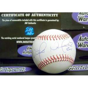 Victor Martinez Autographed Ball