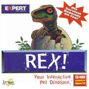  Rex Your Interactive Pet Dinosaur CD ROM Video Games
