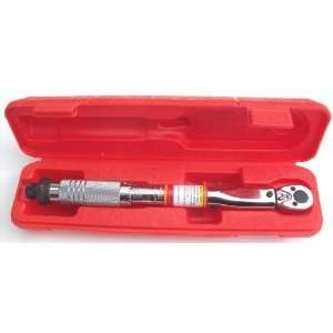  1/4 Drive Click Stop Torque Wrench Reversible 20 200 lbs 
