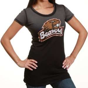 Oregon St Beaver Shirt : Oregon State Beavers Ladies Black 