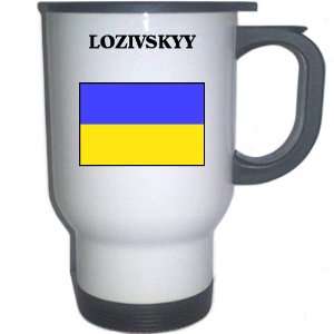  Ukraine   LOZIVSKYY White Stainless Steel Mug 