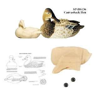  Woodcarving   CANVASBACK HEN KIT