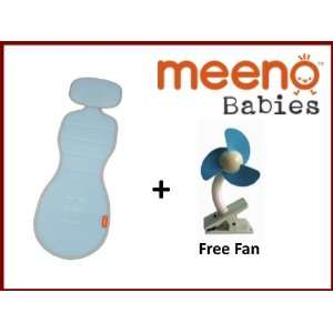 Meeno Babies Cool Mee Universal Car Seat Liner Cover with FREE CLIP 