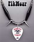 Five Finger Death Punch Chris Kael Guitar Pick Necklace   2011 Tour