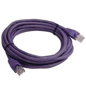  14 Category 5 Ethernet Patch Cable (Purple) Electronics