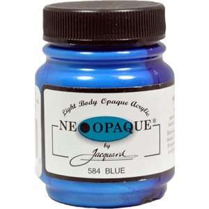  Jacquard Products 2 1/4 Ounce Neopaque Acrylic Paint, Blue 