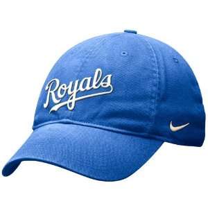 Nike Kansas City Royals Royal Blue Getaway Day Relaxed Swoosh Flex Hat 