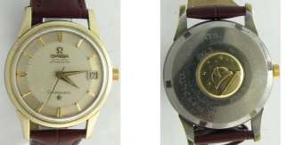 Mint 14k Gold Omega Constellation PiePan Watch 1960  