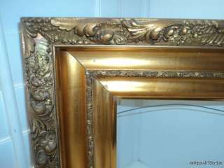   Victorian Gesso & Gilt Irridescent Picture Frame 9 1/4 x 9 1/2 ins