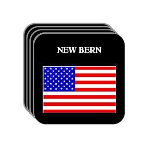  US Flag   New Bern, North Carolina (NC) Set of 4 Mini 