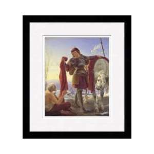  St Martin And The Beggar 1836 Framed Giclee Print