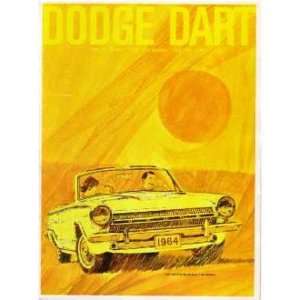  1964 DODGE DART Sales Brochure Literature Book Automotive
