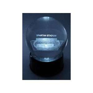   Stadium (Michigan State Spartans) Laser Etched Crystal Ball Sports