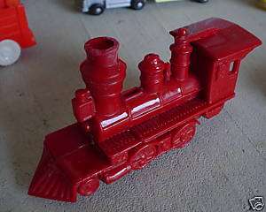 Vintage Plastic ELMAR Red Locomotive Whistle LOOK  