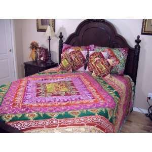   Bedding Stylish Exotic 7P Designer Bedspread Duvet Set