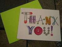 Quilting and Sewing THANK YOU Greeting Note Cards  