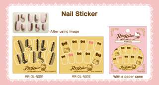 Sanrio HelloKitty Ribbon Nail Art Stickers Decorate  01  