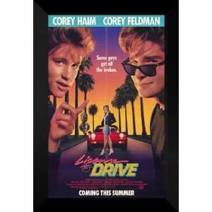 License to Drive 27x40 FRAMED Movie Poster   Style A: Home 