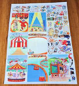   Circus Clowns Flannel Graph Story Board Story Telling Prop  