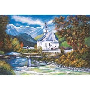 The Church of Ramsau 1000 Piece Puzzle Toys & Games