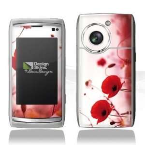  Design Skins for LG GC900   Red Flowers Design Folie Electronics