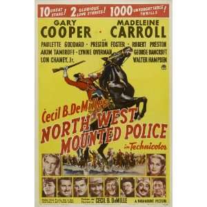    North West Mounted Police   Movie Poster   27 x 40