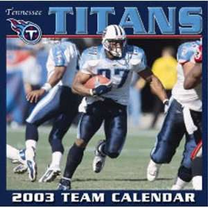  Tennessee Titans 2003 Wall Calendar