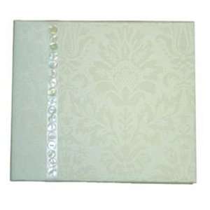   5x8.5 Damask Fabric Pearl Wedding Scrapbook Arts, Crafts & Sewing