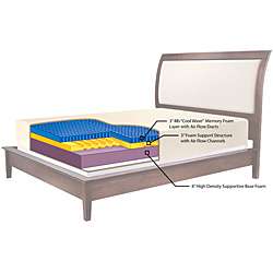 Sarah Peyton Convection Cooled 14 inch Queen size Memory Foam Mattress